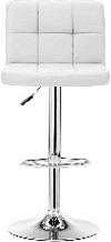 LUGO Barhocker weiß / barstool white